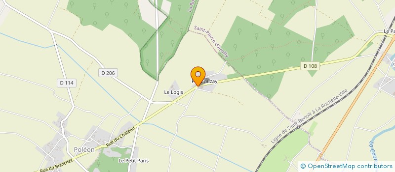 localisation de l'entreprise GROUPEMENT FORESTIER CHARENTE SAVOIE  SAINT-GEORGES-DU-BOIS