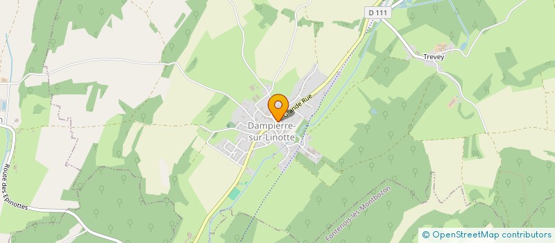 localisation de l'entreprise GROUPEMENT FORESTIER CHARLES DE LAGABBE  ROCHE-SUR-LINOTTE-ET-SORANS-LES-CORDIERS