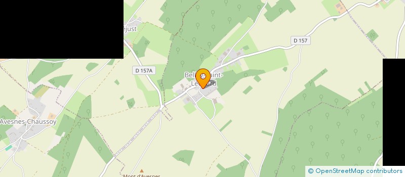localisation de l'entreprise GROUPEMENT FORESTIER CHATAIGNIER  BELLOY-SAINT-LEONARD