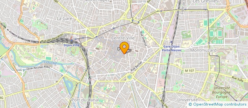 localisation de l'entreprise GROUPEMENT FORESTIER CHERREY  DIJON