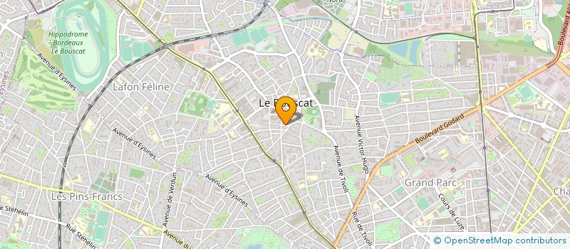 localisation de l'entreprise GROUPEMENT FORESTIER CHIOULEBEN ET PLAT  LE BOUSCAT