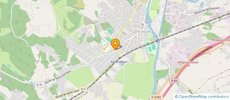 localisation de l'entreprise GROUPEMENT FORESTIER CITOYEN ECOLOGIQUE LES FEUILLUS DE LA DOUBLE  SAINT-AQUILIN