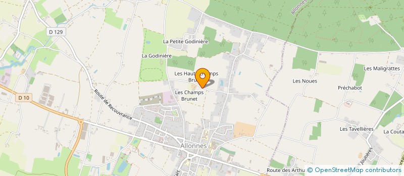 localisation de l'entreprise GROUPEMENT FORESTIER CLANMADAJE à ALLONNES
