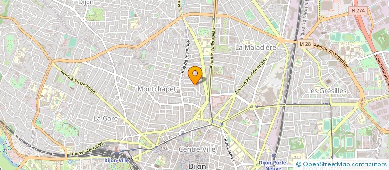 localisation de l'entreprise GROUPEMENT FORESTIER COCO  DIJON