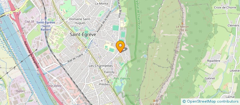 localisation de l'entreprise GROUPEMENT FORESTIER CORFA  SAINT-EGREVE