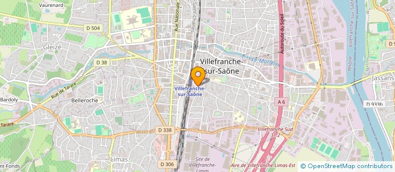 localisation de l'entreprise GROUPEMENT FORESTIER CUR DE SEV  VILLEFRANCHE-SUR-SAONE