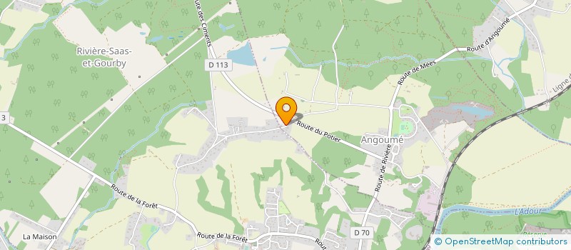 localisation de l'entreprise GROUPEMENT FORESTIER D ANGOUME  ANGOUME