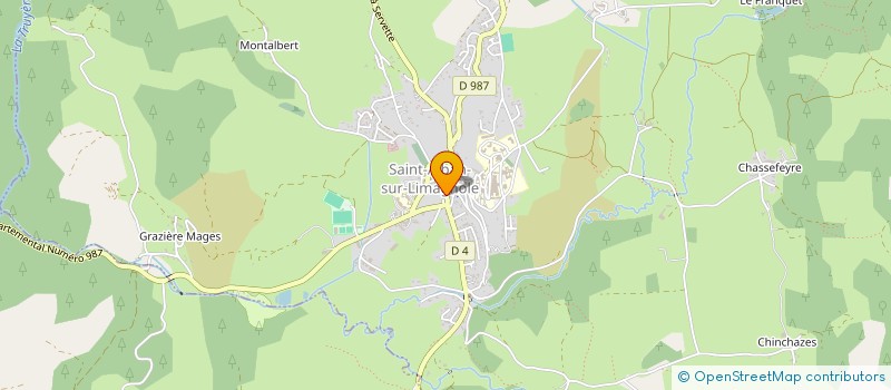 localisation de l'entreprise GROUPEMENT FORESTIER D ARBOUSSOUS  SAINT-ALBAN-SUR-LIMAGNOLE