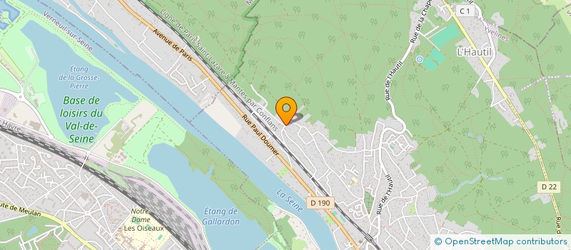 localisation de l'entreprise GROUPEMENT FORESTIER D'ARDVINNA  TRIEL-SUR-SEINE