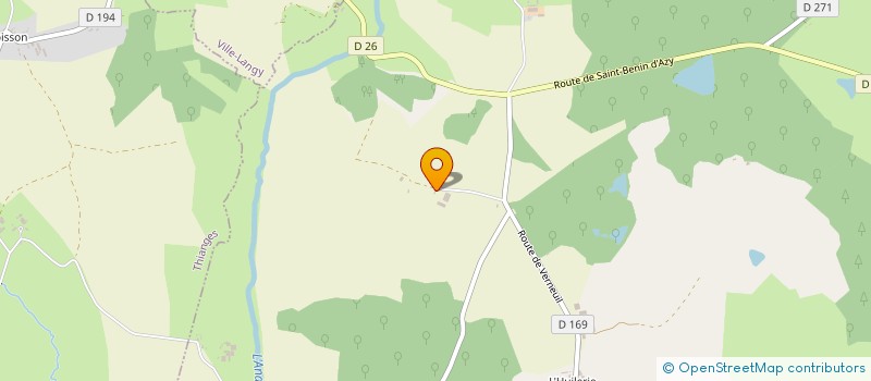 localisation de l'entreprise GROUPEMENT FORESTIER D'AUBIGNY à DIENNES-AUBIGNY