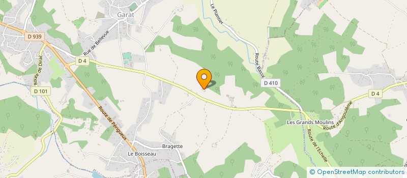 localisation de l'entreprise GROUPEMENT FORESTIER D HORTE  GARAT