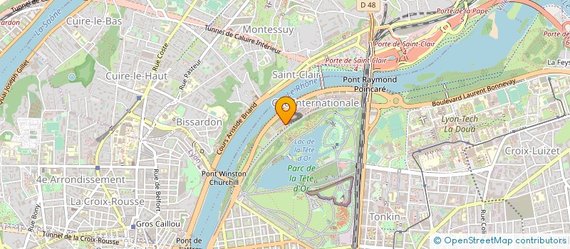 localisation de l'entreprise GROUPEMENT FORESTIER D'ONESSE-LAHARIE à LYON