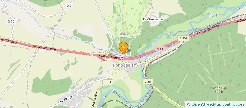 localisation de l'entreprise GROUPEMENT FORESTIER D.P.  SAINTE-MARIE-SUR-OUCHE