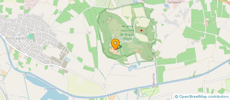 localisation de l'entreprise GROUPEMENT FORESTIER DE BAUZON  PORTIRAGNES