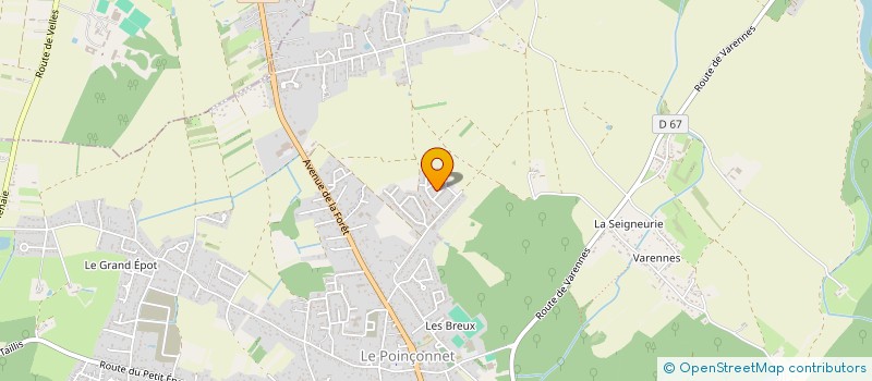 localisation de l'entreprise GROUPEMENT FORESTIER DE BEAUREGARD à VELLES