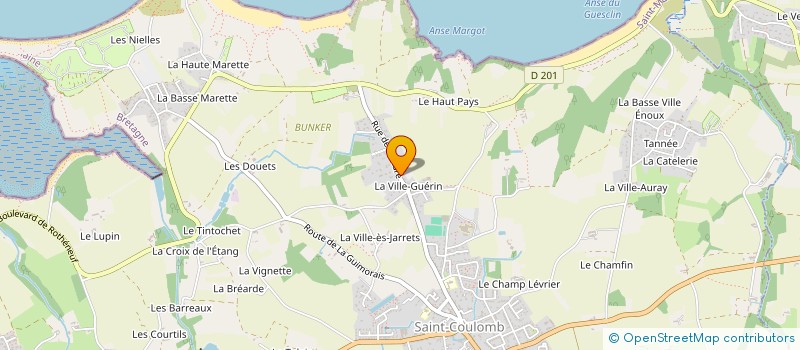 localisation de l'entreprise GROUPEMENT FORESTIER DE BELLE CHASSE  SAINT-COULOMB