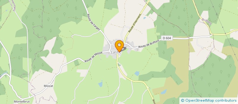 localisation de l'entreprise GROUPEMENT FORESTIER DE BESSE GRANDE à BOURG-LASTIC