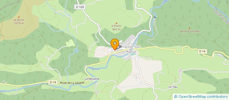 localisation de l'entreprise GROUPEMENT FORESTIER DE BESSIERES  LA SALVETAT-SUR-AGOUT