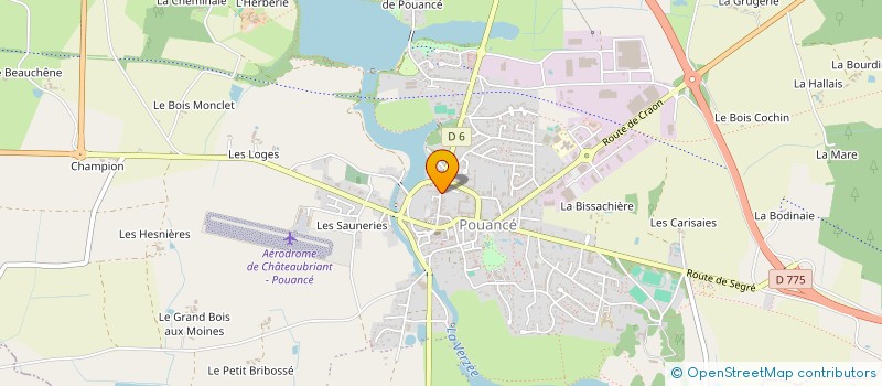 localisation de l'entreprise GROUPEMENT FORESTIER DE BOISLOUP à OMBREE D'ANJOU