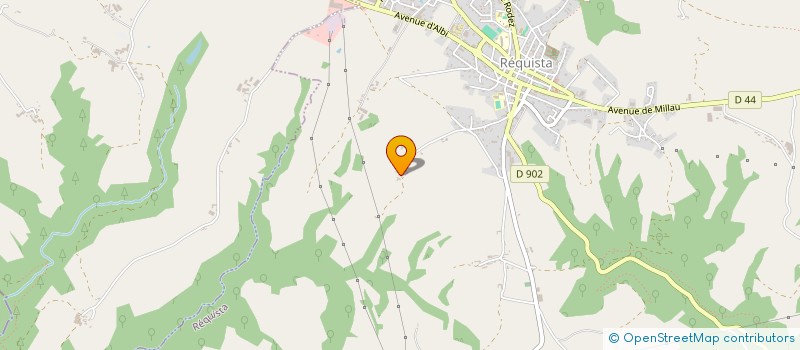 localisation de l'entreprise GROUPEMENT FORESTIER DE BOUSSAC  DURENQUE