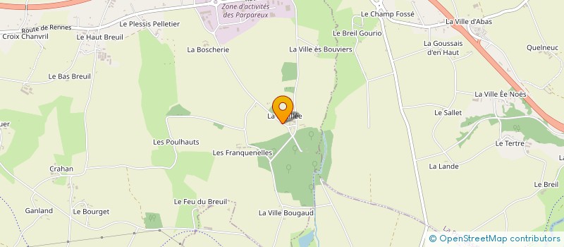 localisation de l'entreprise GROUPEMENT FORESTIER DE BOVEL à LOUDEAC