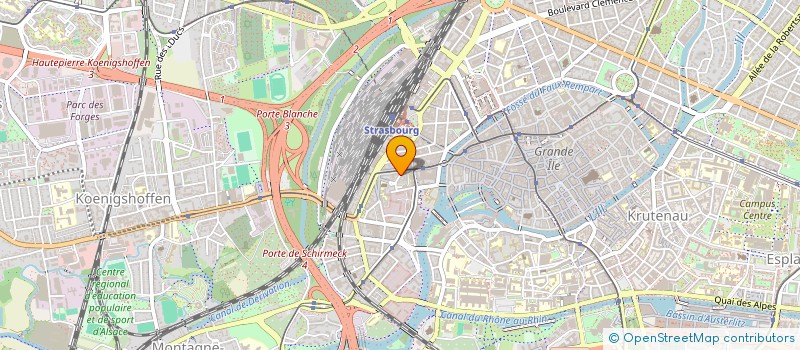 localisation de l'entreprise GROUPEMENT FORESTIER DE BREVIANDE à STRASBOURG