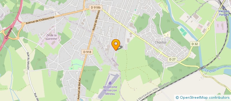 localisation de l'entreprise GROUPEMENT FORESTIER DE BUISSON MONNAY  VIERZON