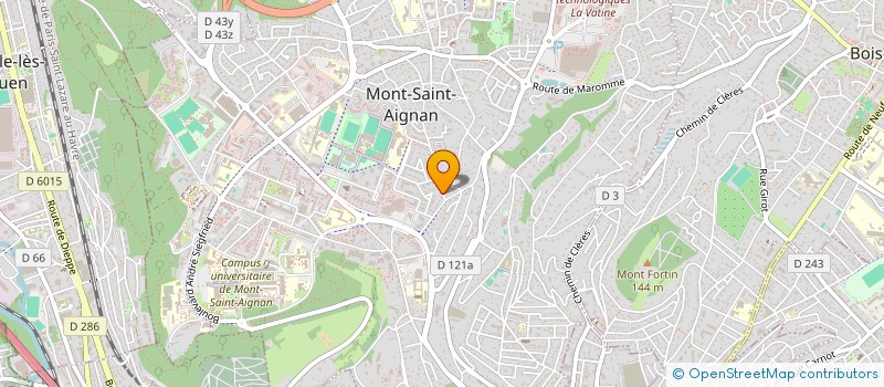 localisation de l'entreprise GROUPEMENT FORESTIER DE CABIJOS  MONT-SAINT-AIGNAN