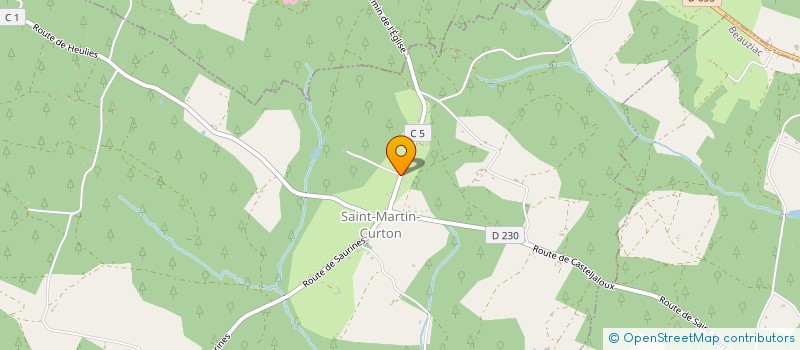 localisation de l'entreprise GROUPEMENT FORESTIER DE CAPDEVILLE  SAINT-MARTIN-CURTON