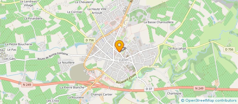 localisation de l'entreprise GROUPEMENT FORESTIER DE CHAMBROSSAY  VALLET