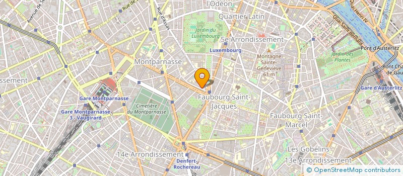localisation de l'entreprise GROUPEMENT FORESTIER DE CHAMPEAU à PARIS