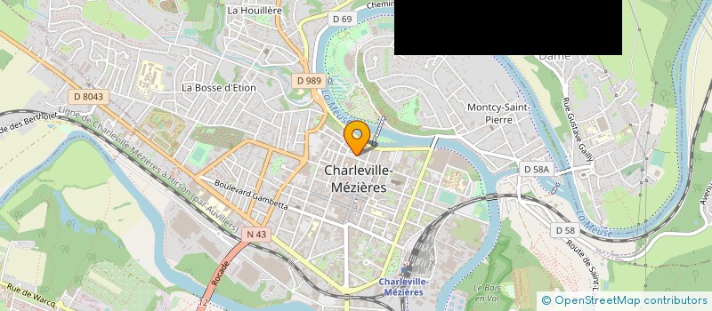 localisation de l'entreprise GROUPEMENT FORESTIER DE CHAMPLEMY  CHARLEVILLE-MEZIERES