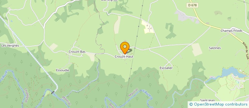localisation de l'entreprise GROUPEMENT FORESTIER DE CHANTELOUVE à MAURIAC