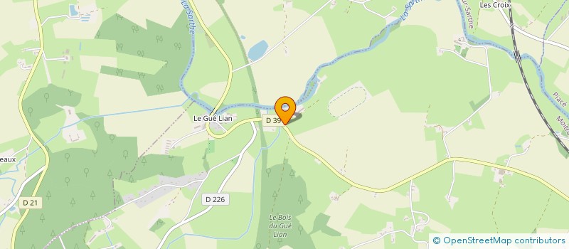 localisation de l'entreprise GROUPEMENT FORESTIER DE CHANTEMERLE  MOITRON-SUR-SARTHE