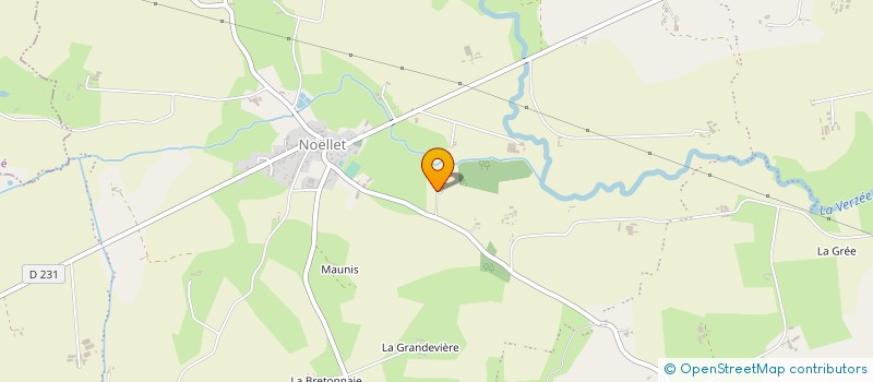 localisation de l'entreprise GROUPEMENT FORESTIER DE CHANVEAUX à OMBREE D'ANJOU