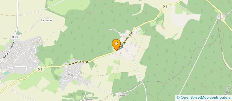 localisation de l'entreprise GROUPEMENT FORESTIER DE CHARASSE  MONTAMISE