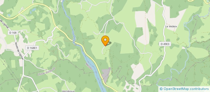 localisation de l'entreprise GROUPEMENT FORESTIER DE CHARLUS  SAINT-EXUPERY-LES-ROCHES