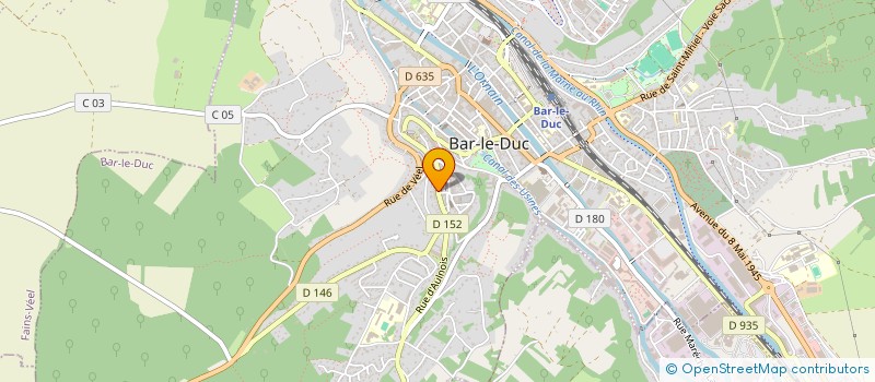 localisation de l'entreprise GROUPEMENT FORESTIER DE CHARMANCON à BAR-LE-DUC