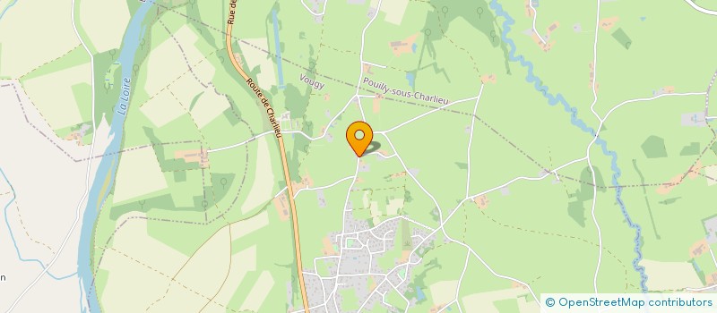 localisation de l'entreprise GROUPEMENT FORESTIER DE CHARUGE  VOUGY