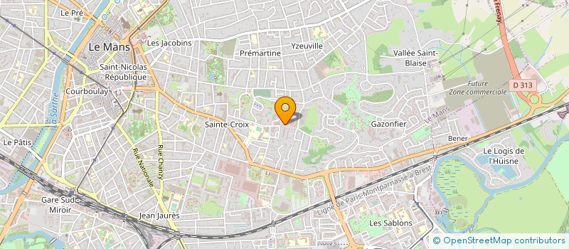 localisation de l'entreprise GROUPEMENT FORESTIER DE CHASSILLE  LE MANS