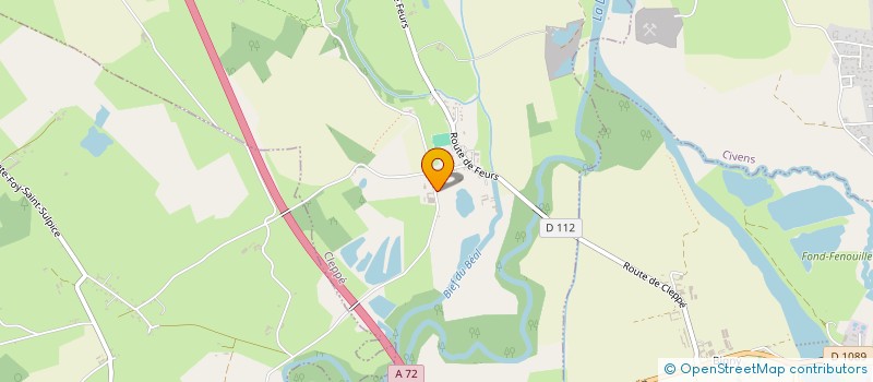 localisation de l'entreprise GROUPEMENT FORESTIER DE CHATEL  CLEPPE