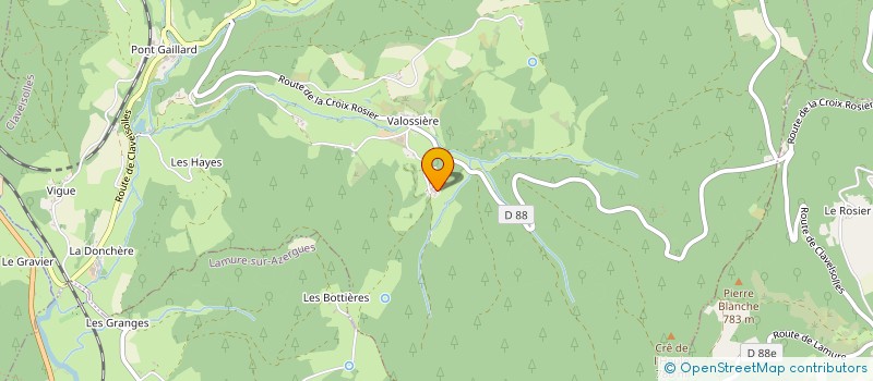 localisation de l'entreprise GROUPEMENT FORESTIER DE CHATILLON  CLAVEISOLLES