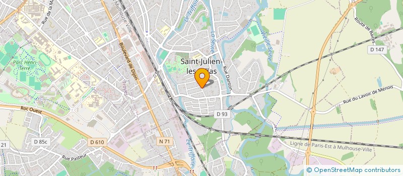 localisation de l'entreprise GROUPEMENT FORESTIER DE CHAVAUDON  SAINT-JULIEN-LES-VILLAS