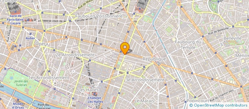 localisation de l'entreprise GROUPEMENT FORESTIER DE CHEGORCE à PARIS