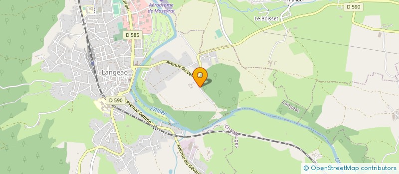 localisation de l'entreprise GROUPEMENT FORESTIER DE CHELLES à LANGEAC