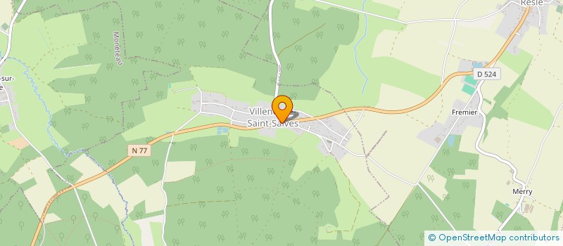 localisation de l'entreprise GROUPEMENT FORESTIER DE CHEU  PONTIGNY