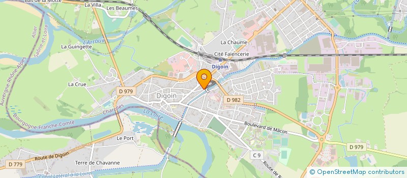 localisation de l'entreprise GROUPEMENT FORESTIER DE CHISEUIL  DIGOIN