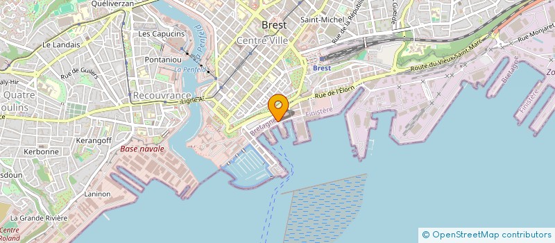 localisation de l'entreprise GROUPEMENT FORESTIER DE COAT BROEZ à BREST