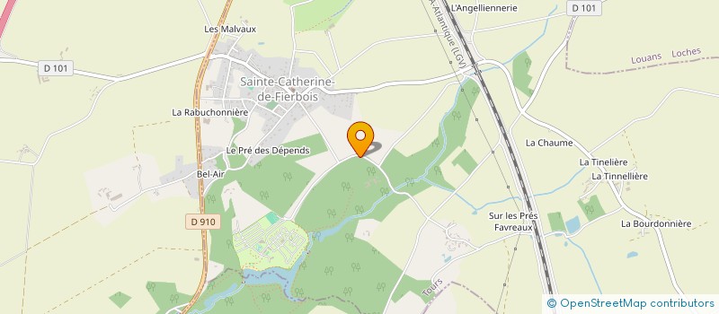 localisation de l'entreprise GROUPEMENT FORESTIER DE COMACRE  SAINTE-CATHERINE-DE-FIERBOIS