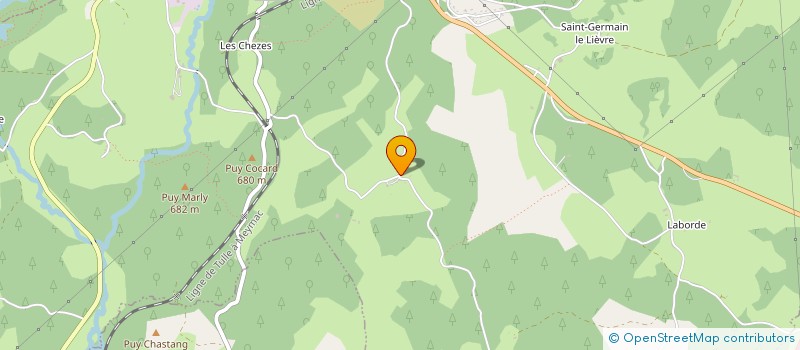 localisation de l'entreprise GROUPEMENT FORESTIER DE CONTINSOUZAT  MEYMAC